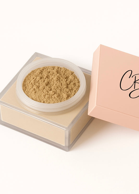 Ein loses Puder in einem mittleren Braunton, für mittlere bis dunklere  Hauttypen - von Carter B. Beauty